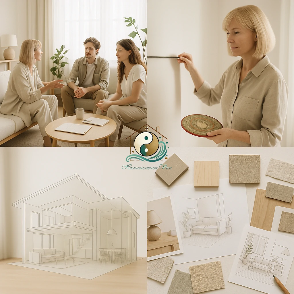 Les étapes d'un projet d'architecture d'intérieur par Harmonieusement Vôtre