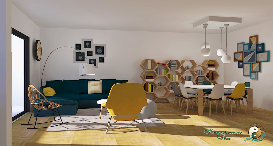 Rénovation feng shui d’un appartement marseillais par Harmonieusement Vôtre