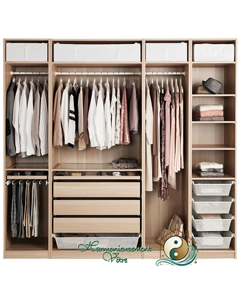 Conception de mobilier sur mesure – le dressing – choix du matériau