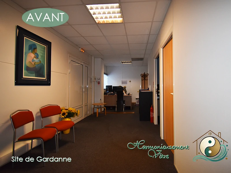 Avant 01 de la réalisation de ce projet de décoration d'une société de comptabilité par Harmonieusement Vôtre – Site de Gardanne