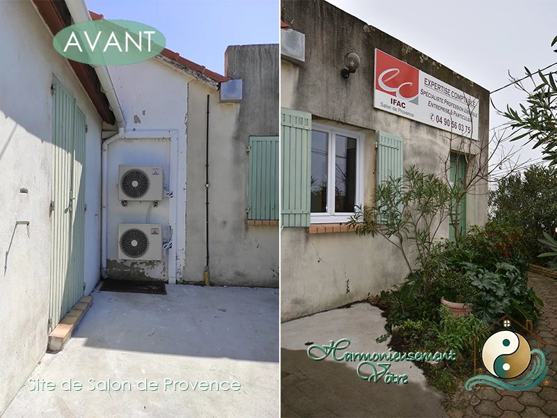 Avant 01 de la réalisation de ce projet de décoration par Harmonieusement Vôtre – Site de Salon de Provence