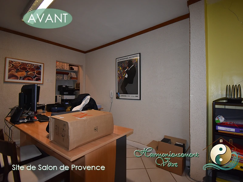 Avant 02 de la réalisation de ce projet de décoration par Harmonieusement Vôtre – Site de Salon de Provence