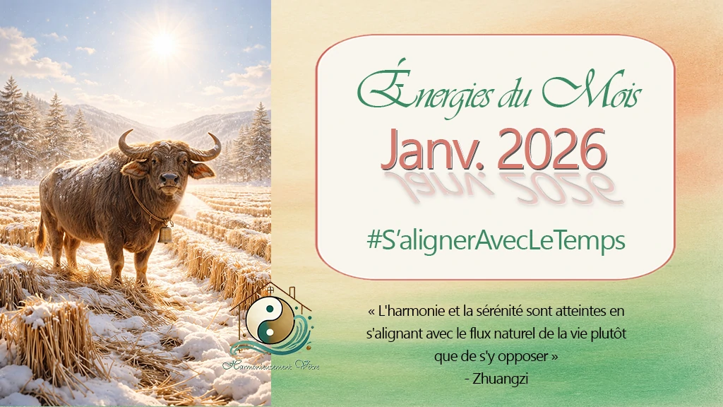 Décryptage des énergies du Mois de janvier 2026 par Harmonieusement Vôtre
