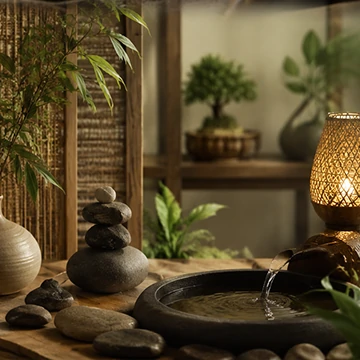 Atelier sur le Feng Shui, correspond aux énergies de la Terre pour harmoniser son environnement avec les éléments décoratifs Feng Shui.