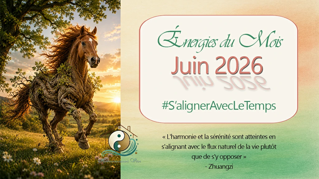 Énergies Ba Zi du Mois de Juin 2026 - Cheval de Bois Yang - Laurence Trégoat - Harmonieusement Vôtre